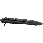 Logitech Wave Keys Office belaidė klaviatūra RF + Bluetooth QWERTY danų, suomių, norvegų, &scaron;vedų, grafitas
