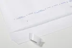 Vereinigte Papierwarenfabriken 50 aroFOL CLASSIC W9/I banguoti vokai DIN E4, balti