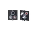 Bachmann Modular Faceplate Snap-In - 2x RCA, Mini-DIN 4-Pin
