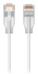 Tinklo jungiamasis kabelis UBIQUITI UACC-Cable-Patch-EL-1M-W &mdash; Cat6, 1 m, 2.5 GbE, PoE++ (4PPoE), permatomas, RJ-45 ki&scaron;tukas&ndash;ki&scaron;tukas