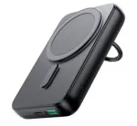 Joyroom JR-W050 10000mAh 20W MagSafe Power Bank su žiedu ir stovu Juoda