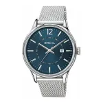Breil TW1560 vyrų kvarcinis laikrodis, 44 mm, mėlynas ciferblatas, nerūdijančio plieno apyrankė