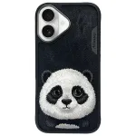 Nimmy Big Eyed Pet 2.0 Panda Case, Apple iPhone 16 6.1, juoda