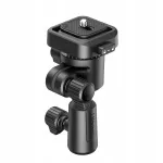 ULANZI F38 Quick Release Mount Adapter su 16mm kai&scaron;čiu ir 12mm kai&scaron;čio imtuvu, 1/4 inch-20 sraigtas, juodas