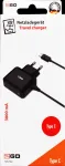 2GO 795732 patalpų kintamosios srovės adapteris 5 V, juodas