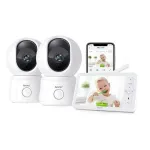 Arenti AInanny B2 Kids Set 1080P WiFi kūdikių stebėjimo sistema su dviem kameromis ir LCD ekranu