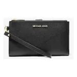 Michael Kors Women's Jet Set Travel Saffiano Leather Flat Briefcase Wristlet Wallet 35F8GTVW0LBLA (Juoda)