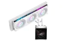 ASUS ROG Strix SLC IV 360 ARGB LCD White Edition 360 mm skysčio au&scaron;intuvas procesoriui