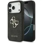 GUESS 4G Big Logo apsauginis dėklas, skirtas iPhone 17 Pro / 18 Pro - juodas