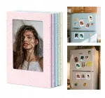 LOVEINSTANT 5x magnetinių nuotraukų rėmelių rinkinys, skirtas Fujifilm Instax Mini &ndash; pastelinės spalvos, tvirtinimui prie &scaron;aldytuvo