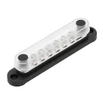 Busbar Solvian 48V 150A &ndash; 4 varžtų alavuoto vario maitinimo paskirstymo blokas DC sistemoms