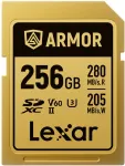 Lexar Professional ARMOR GOLD SDXC UHS-II atminties kortelė, 256 GB, V60 (LSDAMGL256G-RNNNG)