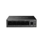 Mercusys MS105GS &ndash; stalinis jungiklis, 5 Gigabit prievadai, juodas