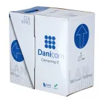DSIT CAT5e U/UTP tinklo kabelis, 26/7 AWG, lankstus, 305 m, pilkas, CCA