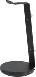 Renkforce RF-4284834 ausinių stovas su 3 prievadų USB 3.0 &scaron;akotuvu ir 3,5 mm garso lizdu