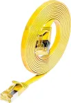 Wirewin Cat6a U/FTP plonas patch laidas, 0,5m, geltonas, RJ45, 10GbE, 500MHz PKW-STP-SLIM-K6A 0.5 GE