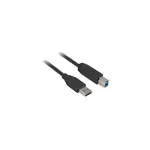 SHARKOON USB 3.0 kabelis - USB-A / USB-B, 1 m