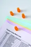 Magnetoplan magnetinis atmintinų laikiklis, mėlynas, 4 vnt., talpina iki 9 DIN A4 lapų 1666114