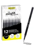 ONLINE magiXX gelinis ra&scaron;iklio &scaron;erdis juodas 0,7 mm 12 vienetų (40168)