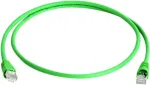 Teleg&auml;rtner Cat.5e UTP LSZH komutacinis kabelis, RJ45, žalias, 0,5 m