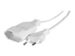 CUC Exertis Connect 573722 vidinis maitinimo prailginimo kabelis, 1 kintamosios srovės lizdas, 1,8 m, baltas