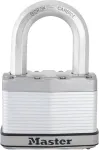 Master Lock Excell laminuoto plieno pakabinama spyna 52 mm su 38 mm lankeliu (M5EURDLF)