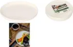 PAPSTAR pure cukranendrių lėk&scaron;tės Ano, apvalios, &Oslash; 16 cm, baltos spalvos, 6 vnt. (89995)
