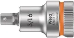 Wera 8740 B HF Zyklop 3/8 colio antgalio galvutė Hex-Plus 3/16 colio su laikymo funkcija 05003085001