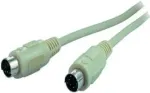 shiverpeaks BS78107-2 PS/2 kabelis, 1,8 m, 6-p Mini-DIN, pilkas