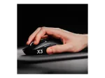 Logitech G Pro X3 SuperStrike pelė žaidimams, juodos spalvos, 910-007878