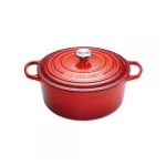 Le Creuset Signature apvalus kepimo indas 24 cm vy&scaron;ninė raudona (21177240602430)