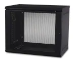 APC NetShelter WX AR109, 9U, 19 colių pataisų spinta, montavimui ant sienos, nesurinkta, 400 mm gylio