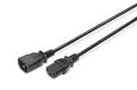 Prailginimo laidas Assmann C14 &ndash; C13 M/F 5,0 m H05VV-F3G 1,0 mm&sup2; juodas (AK-440201-050-S)