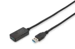 DIGITUS USB 3.0 aktyvus ilginimo kabelis USB A ki&scaron;tukas / USB A lizdas 5m (da-73104)