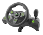Esperanza EGW102 žaidimų vairas PC, PlayStation 3, USB, juodas/žalias