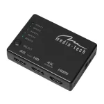 Media-Tech MT5207 5x HDMI jungiklis su 4K palaikymu