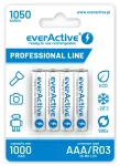 Įkraunama AAA NiMH baterijų baterija everActive EVHRL03-1050 1,2 V &ndash; 4 vnt., 1050 mAh