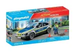 Playmobil Policijos automobilis su sirena ir mirksinčia &scaron;viesa, įvairiaspalvis, plastikas, 3+