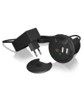 ICY BOX Į stalą montuojamas USB įkroviklis su Power Delivery ir Quick Charge