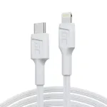 Green Cell PowerStream KABGC07W USB-C ir Lightning kabelis, MFi, Power Delivery, 1 m, 29 W, baltos spalvos