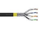 DIGITUS montavimo kabelis - CAT 7A - S/FTP - AWG 22/1 vienagyslis - 500 m - geltonas - Dca-s1a d1 a1