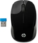 HP Wireless Mouse 200, ambidekstrinė, optinė, RF belaidė, 1000 DPI, juoda