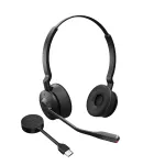Jabra Engage 55 MS Stereo belaidė ausinė ant galvos, biurui / skambučių centrui, USB Type-A, juoda