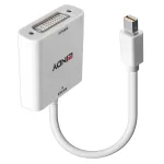Lindy 38318 pasyvus keitiklis i&scaron; Mini DisplayPort į DVI, DisplayPort 1.1, 0,18 m, juodos spalvos