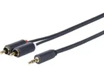 Vivolink PROMJRCA0.5 garso kabelis 0,5 m 3,5 mm 2 x RCA juodas