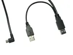 MicroConnect MC-WA1945B skirstytuvo kabelis, USB 2.0 A ki&scaron;tukas &ndash; USB 2.0 A ki&scaron;tukas + Mini USB ki&scaron;tukas