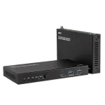 Tinklo siųstuvas-imtuvas Lindy 100m Cat.6A 2 Host USB 3.2 Gen 1 & HDMI 4K60