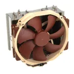 Noctua NH-U14S procesoriaus au&scaron;intuvas 12 cm Rudas, Nerūdijantis plienas