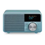 Sangean DDR-7 Norse Blue asmeninis stalo radijo imtuvas, DAB+, FM, AUX, Bluetooth, turkio spalva