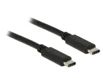 USB Type-C laidas DeLOCK Type-C 2.0 1m juodas